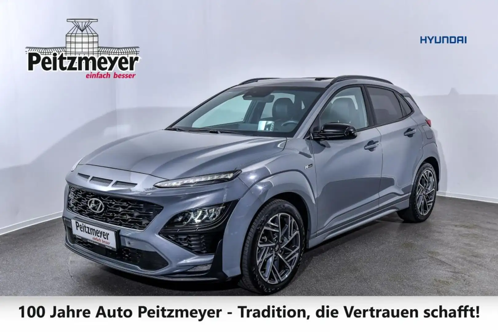 Hyundai KONA 1.6 T-GDI DCT 4WD N Line Grau - 1