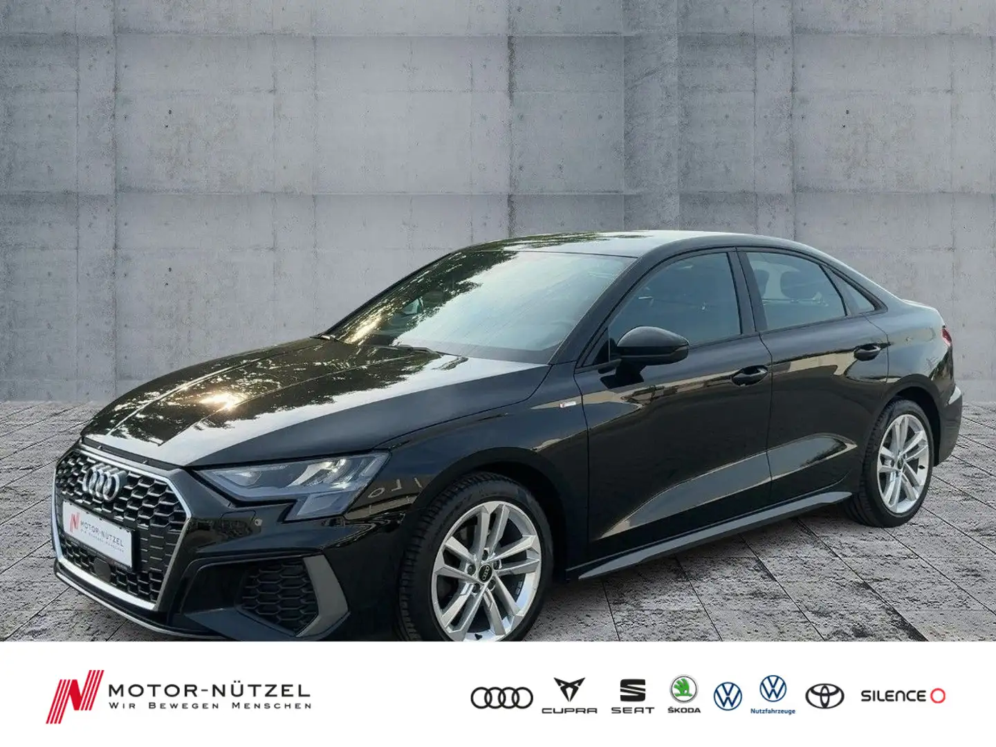 Audi A3 35 TDI S-TR S-LINE 5JG+LED+NAVI+ACC Schwarz - 1