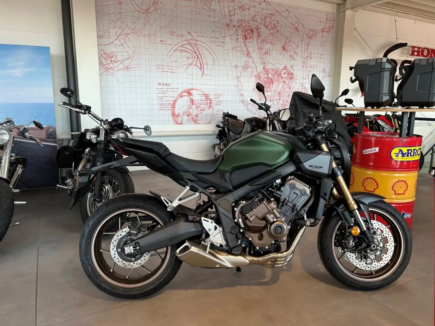 Honda CB 650 R E-Clutch SOFORT VERFÜGBAR Verde - 1