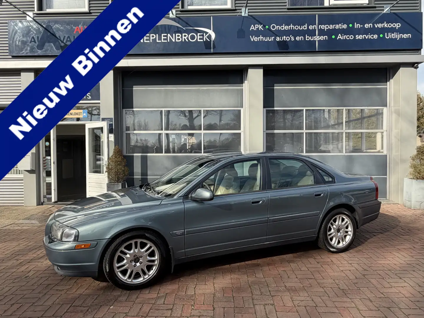 Volvo S80 2.4T Dynamic Bj 2003 Automaat,Leer,Navi,18Inch,Cru Verde - 1
