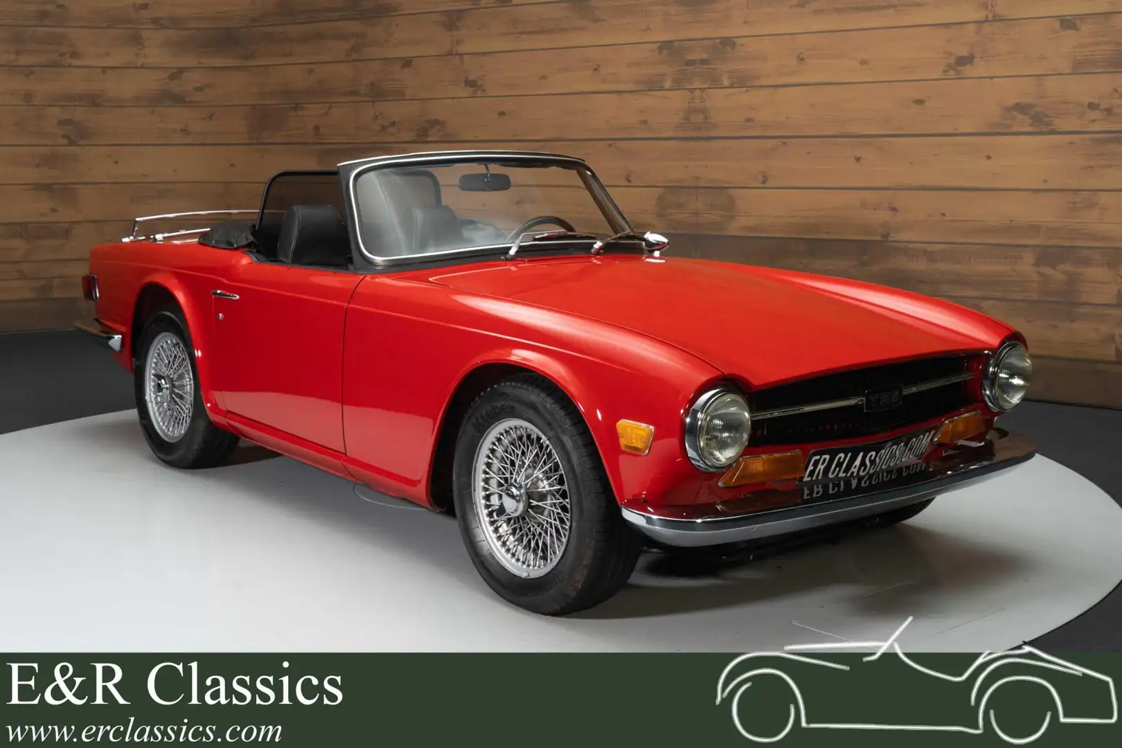 Triumph TR6 | Gerestaureerd | Hard top | Goede staat | 1971 Rojo - 1