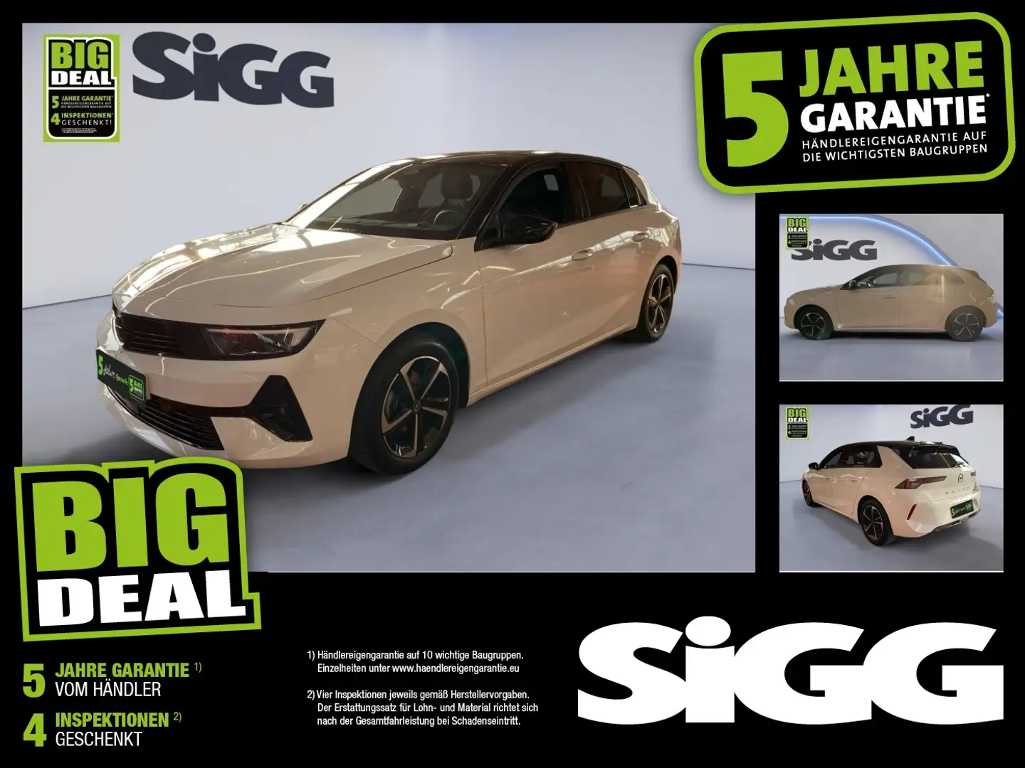 Opel Astra L 1.2 Turbo GS 2xKlima 360 DynLicht KlimaA Weiß - 1