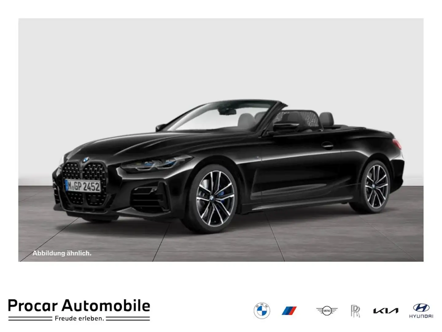 BMW 440 M440i xDrive Cabrio LC Prof. HuD Laser PA+ HiFi DA Czarny - 1