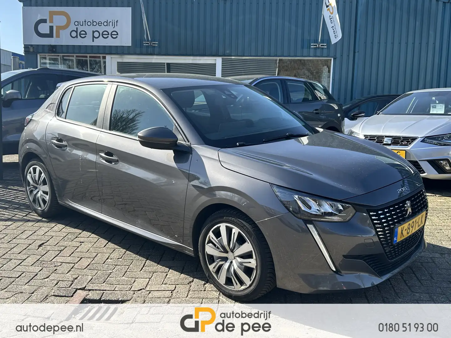 Peugeot 208 1.2 PureTech Active GARANTIE/CARPLAY/CLIMA/CRUISE/ Grijs - 1