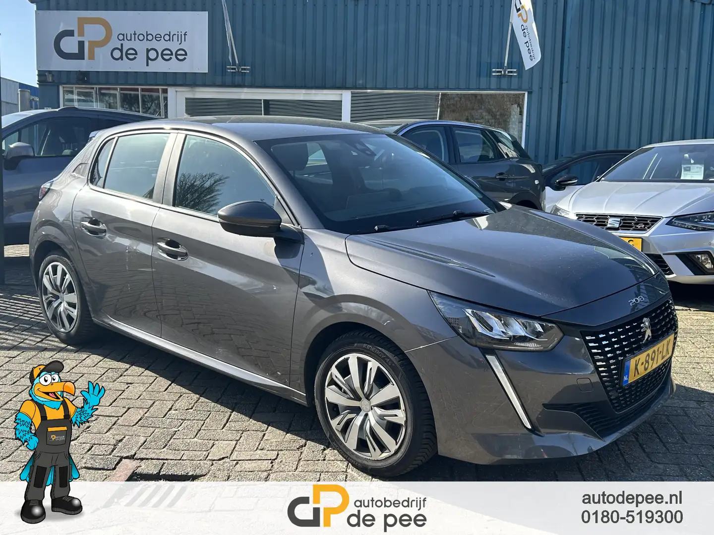Peugeot 208 1.2 PureTech Active GARANTIE/CARPLAY/CLIMA/CRUISE/ Gris - 1