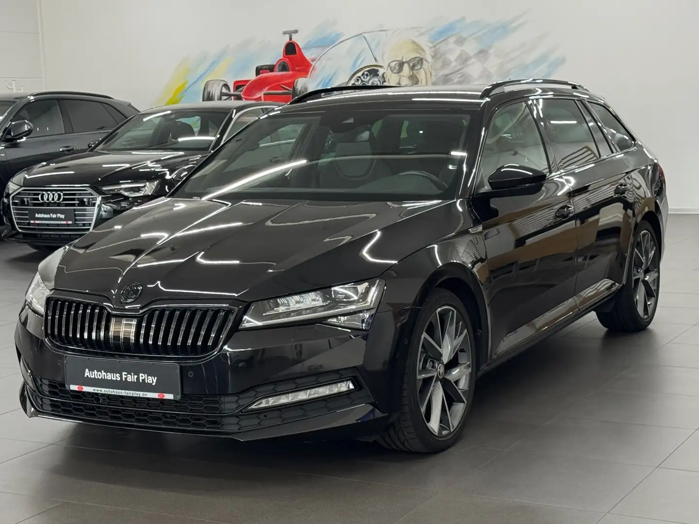 Skoda Superb Combi Sportline DSG/LED/CARPLAY/U-FREI Schwarz - 1
