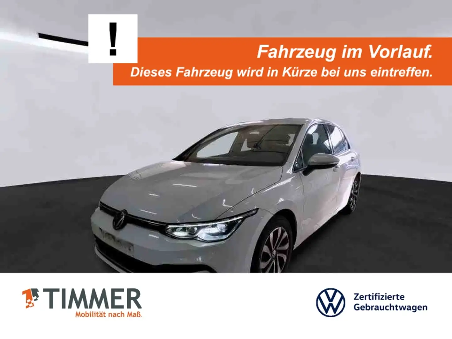 Volkswagen Golf VIII 1.5 TSI ACTIVE +AHK +LED +ACC +RKAM +VIRTUAL Weiß - 1