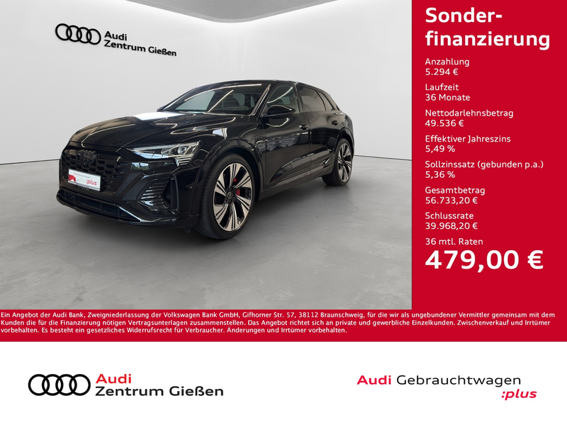 Audi Q8 e-tron 55 quattro S line Black B&O HuD Pano AHK Matrix...