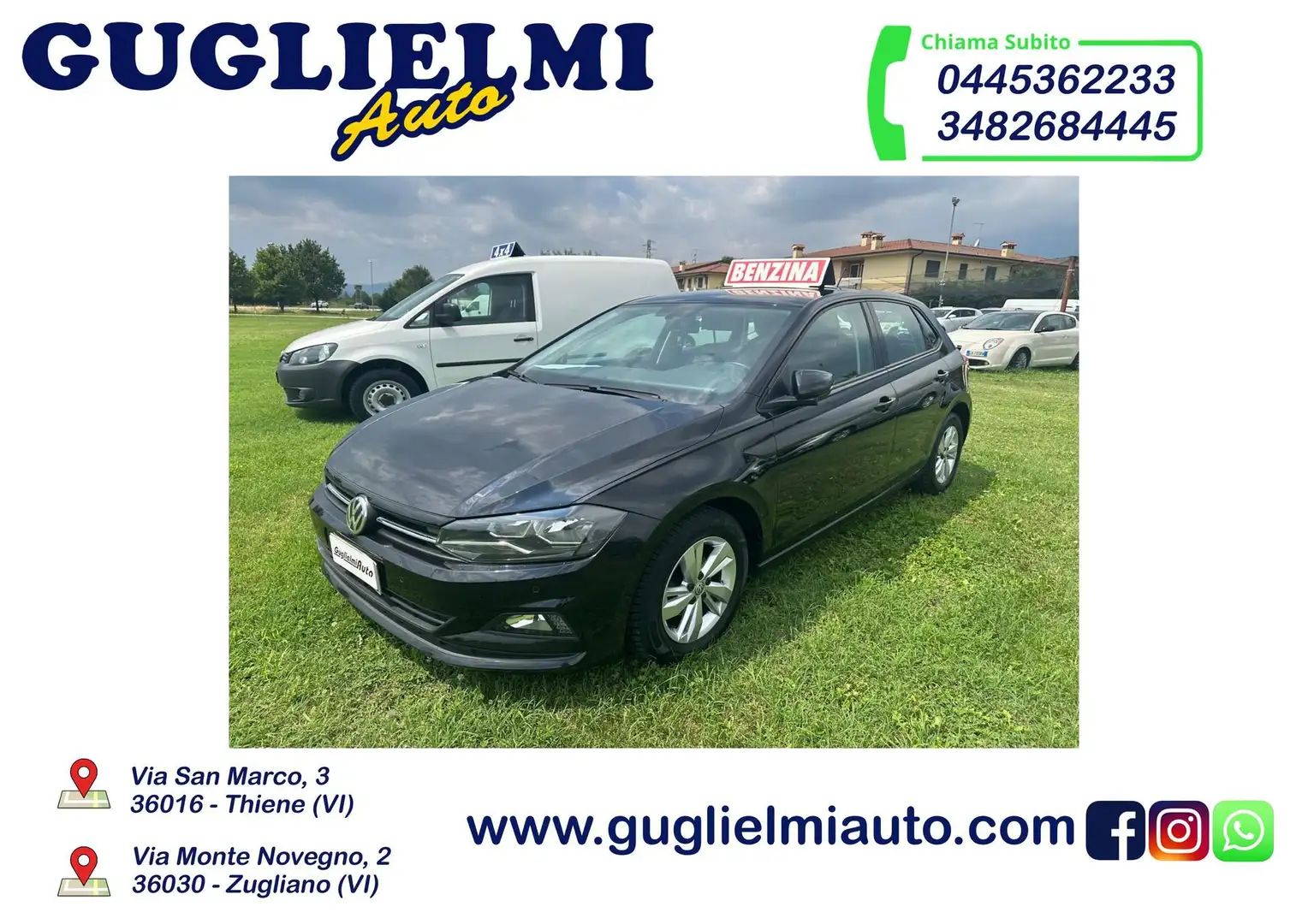 Volkswagen Polo 1.0 TSI 5p. Comfortline BlueMotion Technology Nero - 1