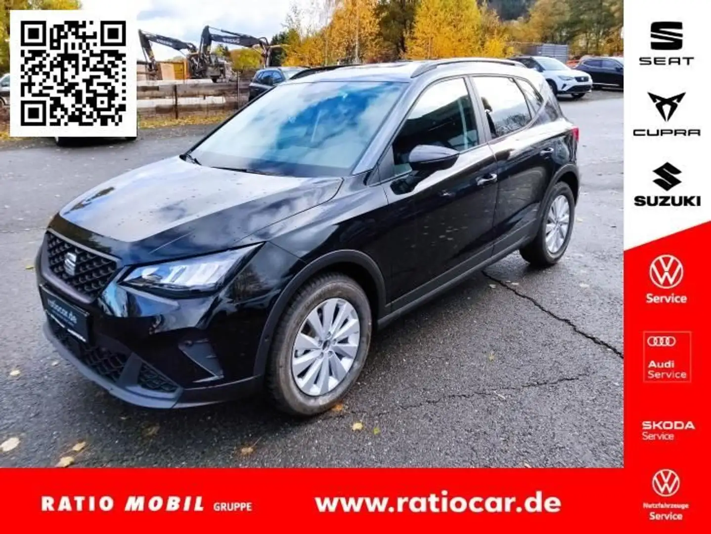 SEAT Arona ARONA ROAD EDITION 1.0 TSI NAVI SHZ AHZV-VORBER. Negro - 1