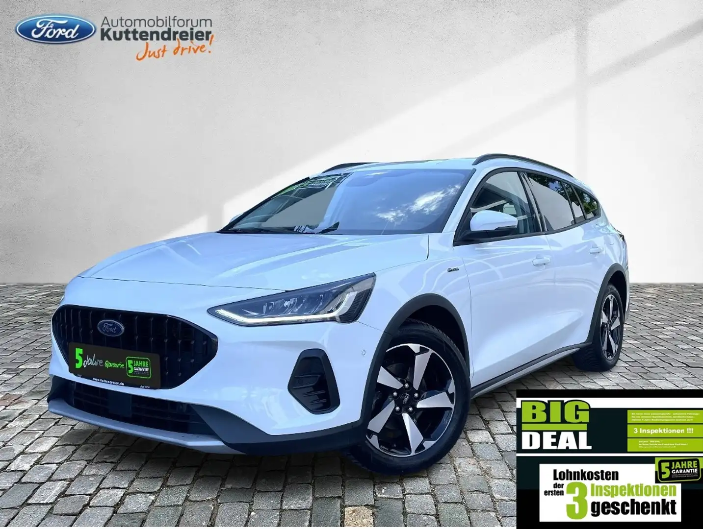Ford Focus Turnier Active X Navi Kamera LED Ergositz Weiß - 1