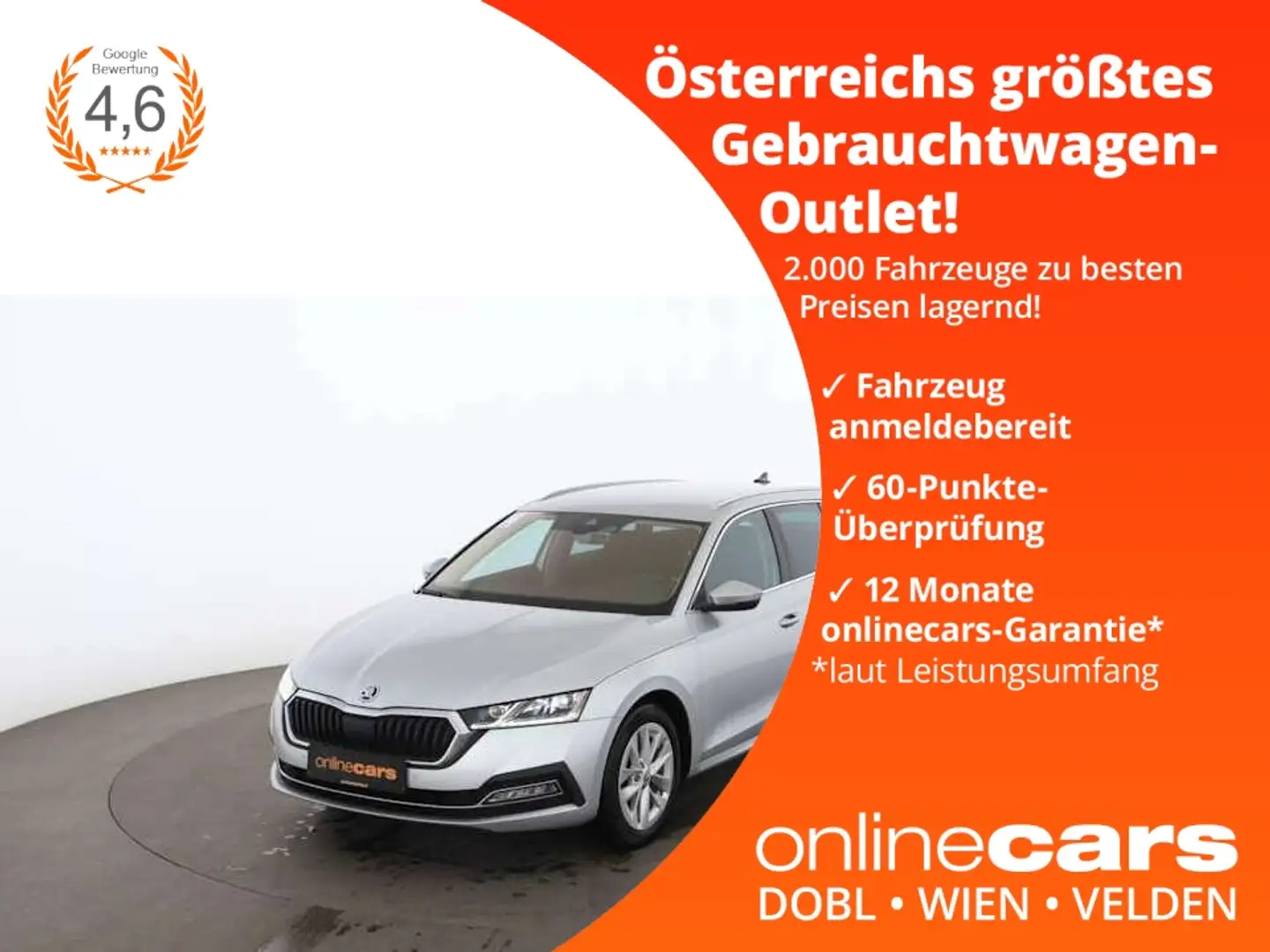 Skoda Octavia Combi 1.5 TSI ACTStyle MATRIX AHK NAVI Silber - 1