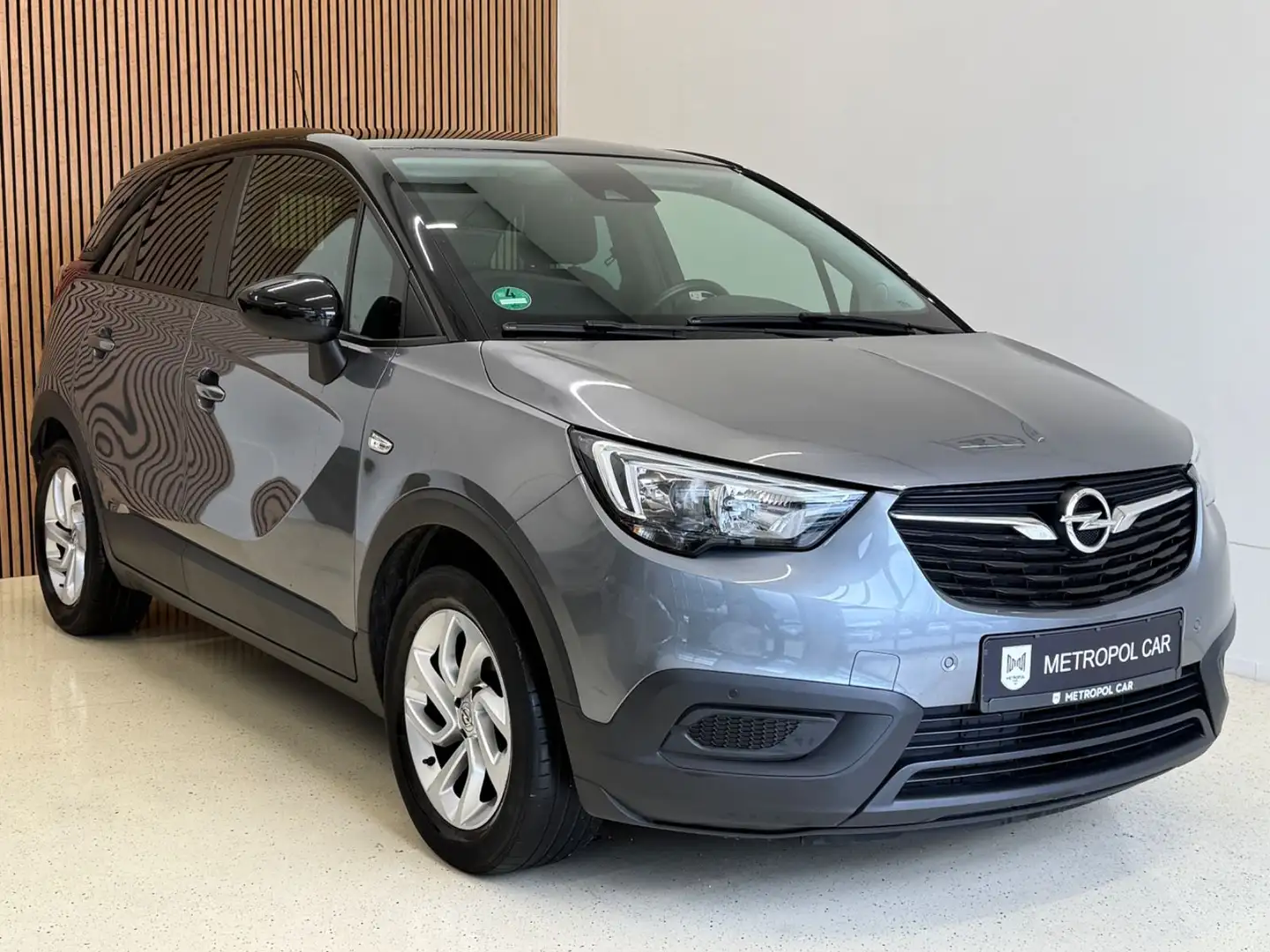 Opel Crossland X 1.2 PDC/SHZ/ZV/TEMP/LMF+GARANTIE Gris - 1