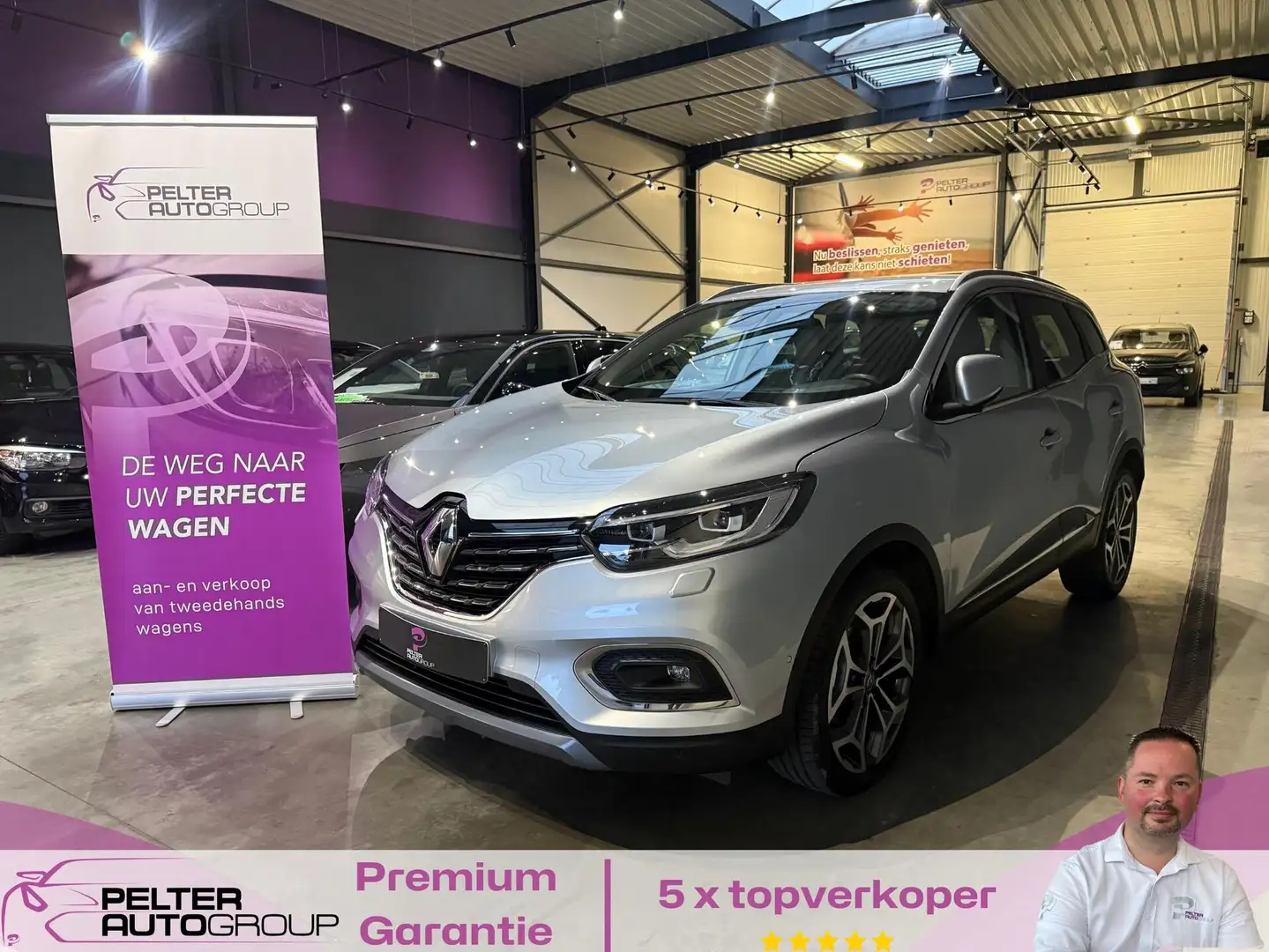 Renault Kadjar 1.3TCe Intens Automaat GPS Camera 1ste Eig. Grijs - 1