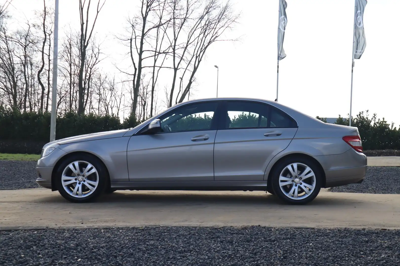 Mercedes-Benz C 180 K Airco, Cruisecontrol, Parkeersensoren Grijs - 2