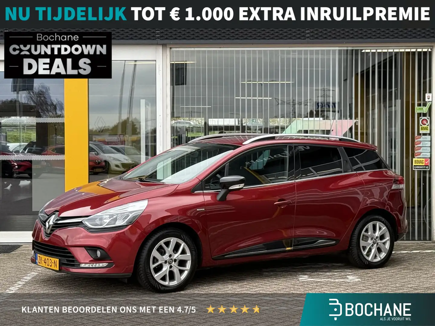 Renault Clio Estate 0.9 TCe Limited | NAP | Navigatie | DAB | A Rouge - 1