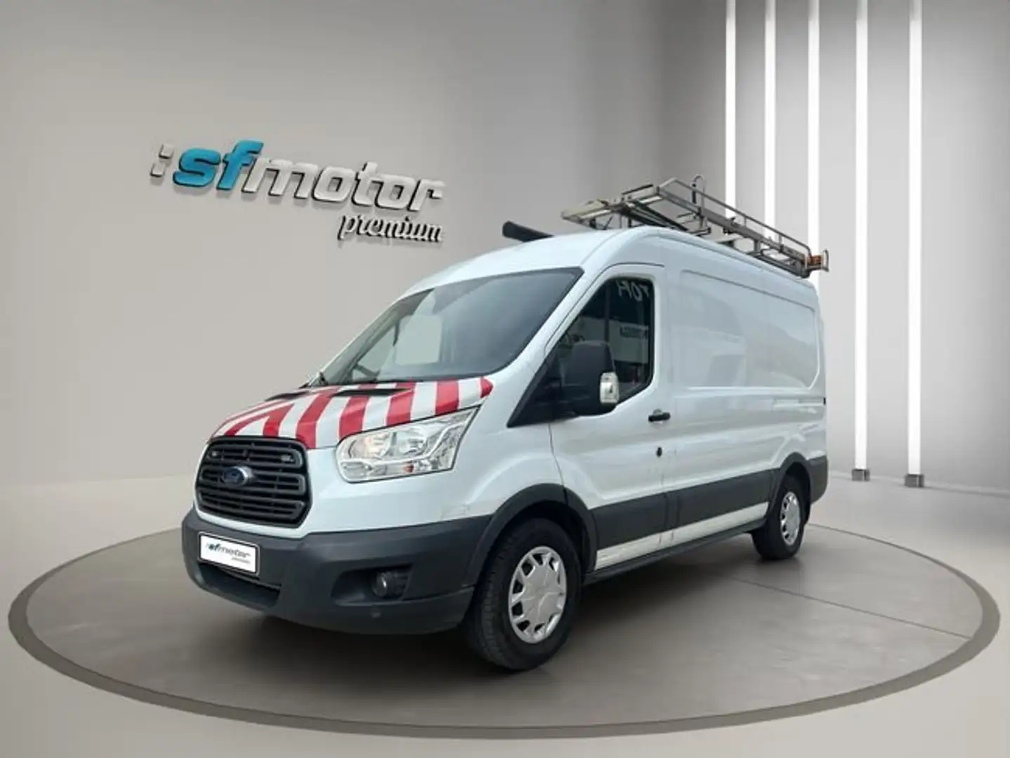 Ford Transit 350M 2.0TD 130PK 96KW M6 TREND 4D Blanc - 1