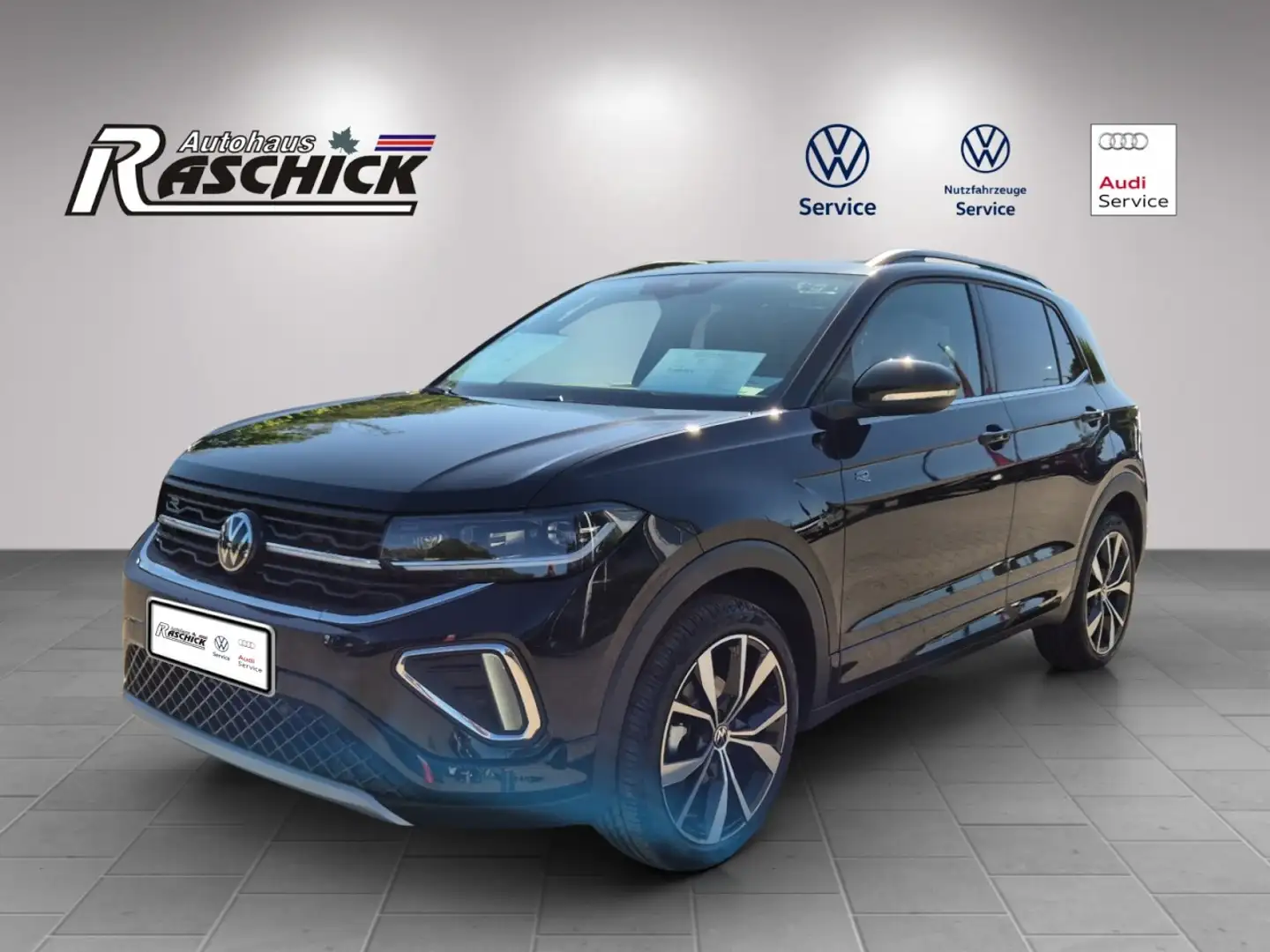 Volkswagen T-Cross R-Line 1.0 TSI DSG Matrix ACC Navi Klima Navi Zwart - 2