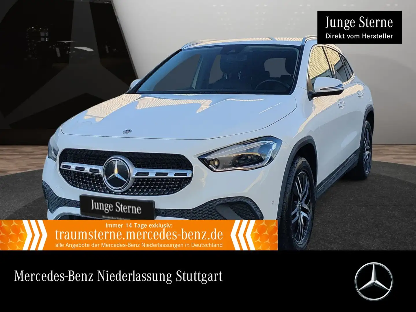 Mercedes-Benz GLA 250 e PROGRESSIVE+AHK+MULTIBEAM+KAMERA+TOTW+8G Weiß - 1
