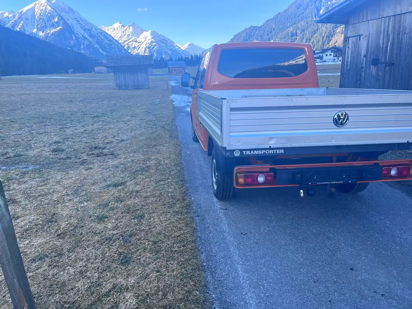 Volkswagen T5 Pritsche Oranje - 2