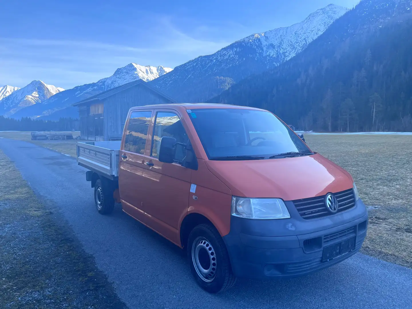 Volkswagen T5 Pritsche Pomarańczowy - 1