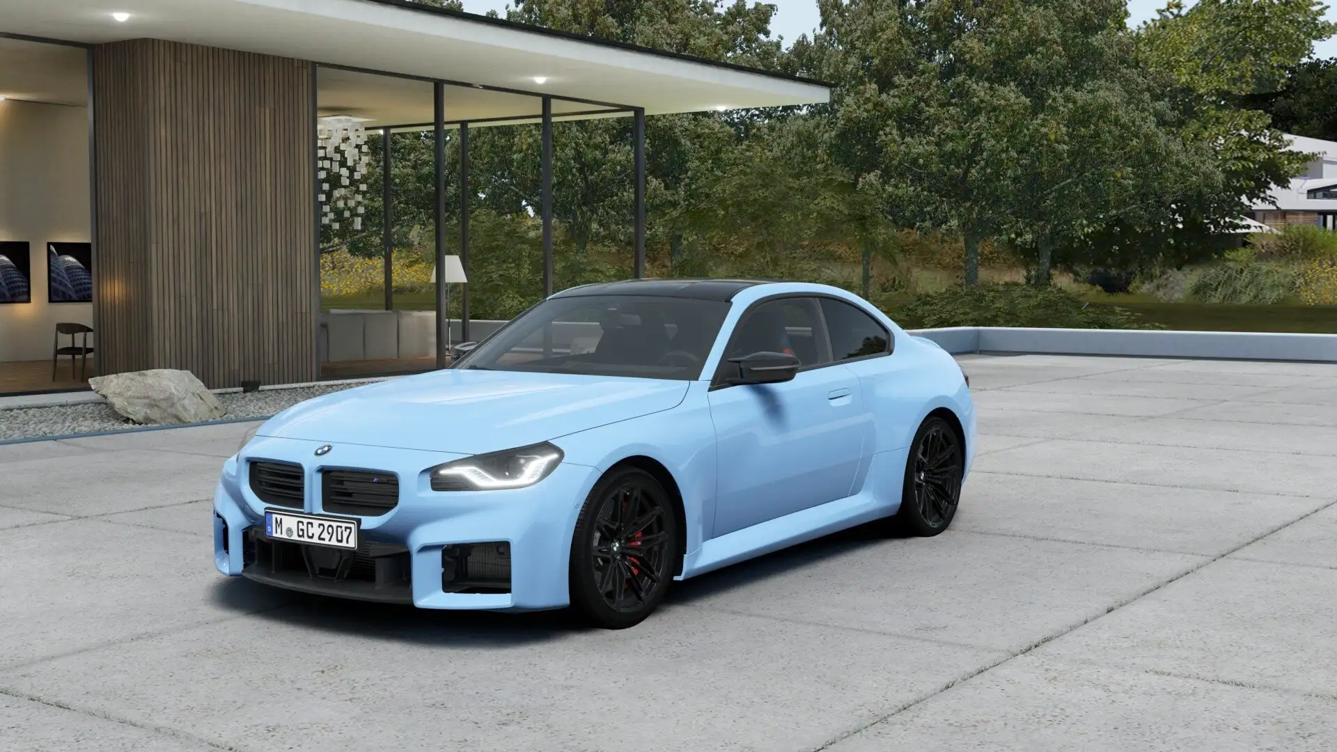BMW M2 Coupé CARBONDACH H&K DRIVERS P. ADAP. LED Blau - 1
