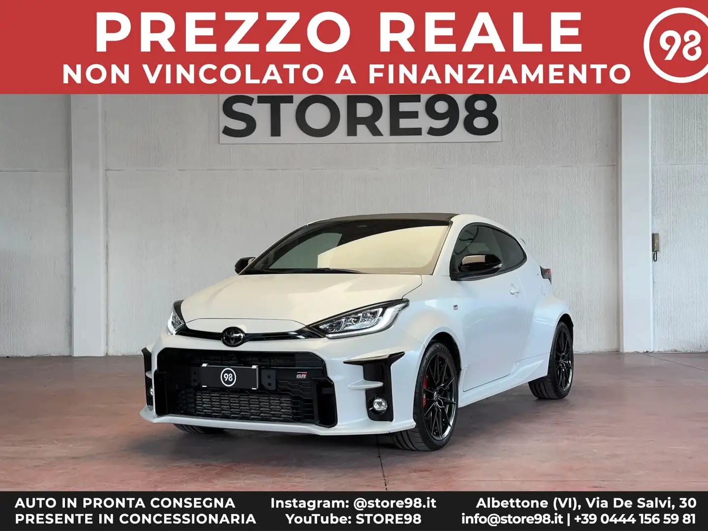 Toyota Yaris GR 1.6 Circuit *MILLTEK/PERFORMANCE/PPF* Wit - 1