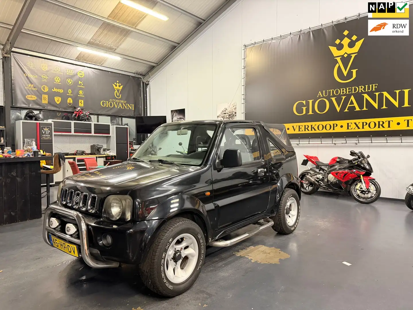 Suzuki Jimny 1.3 JLX Cabrio inruil mogelijk Noir - 1