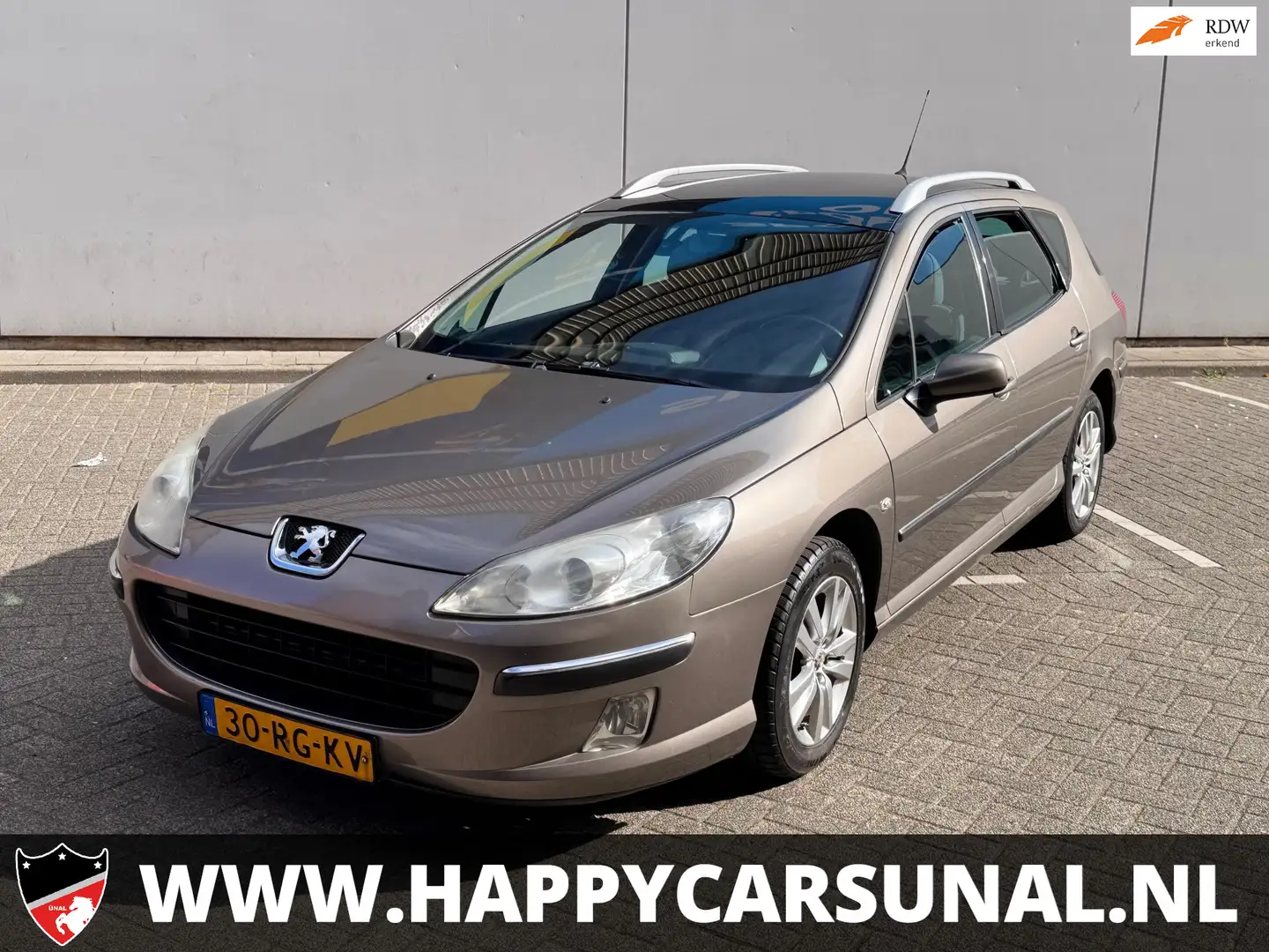 Peugeot 407 SW 1.8-16V XR Pack, AIRCO, LPG, NIEUWE APK Grijs - 1