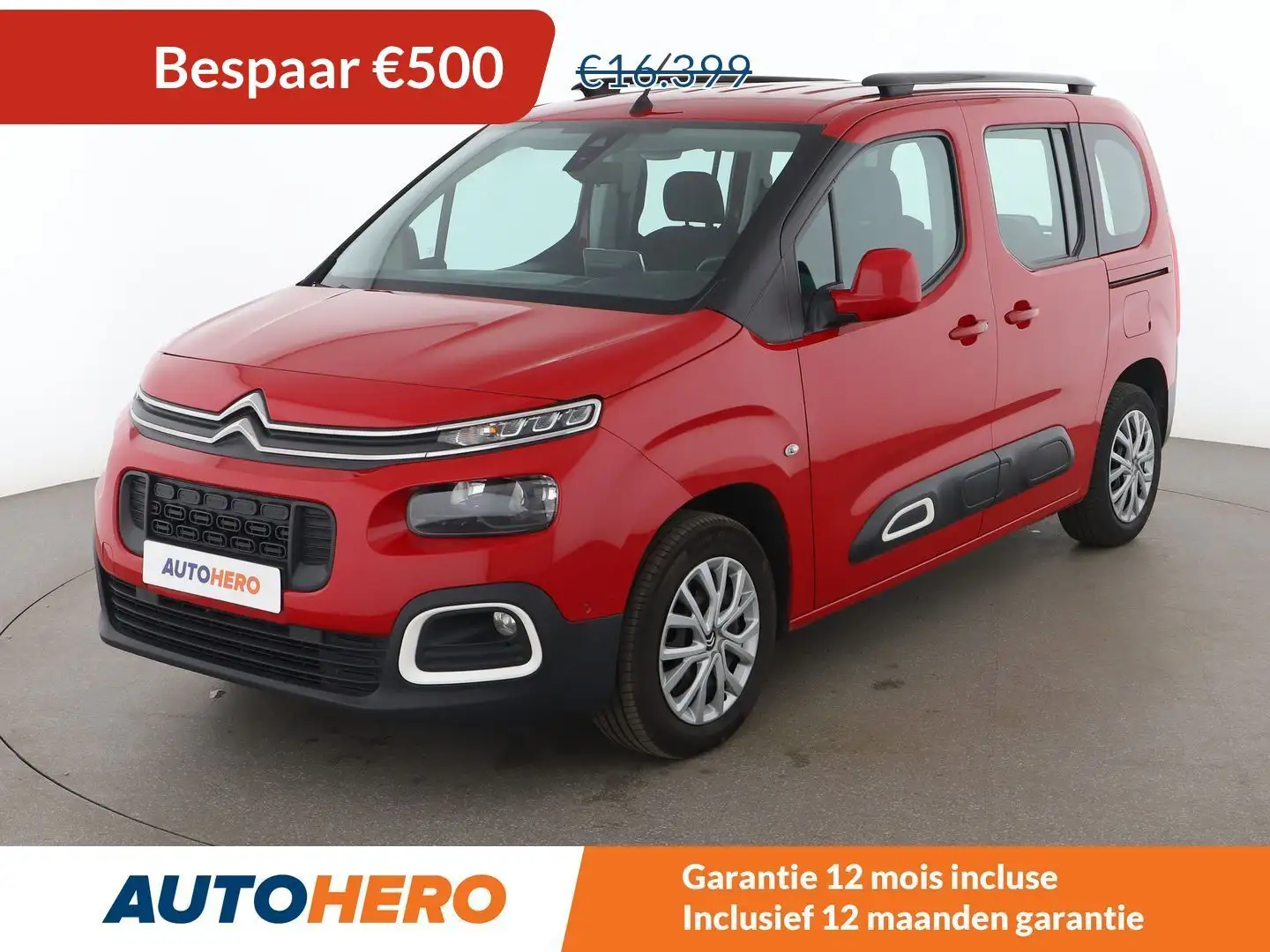 Citroen Berlingo 1.5 Blue-HDi Feel M Rouge - 1