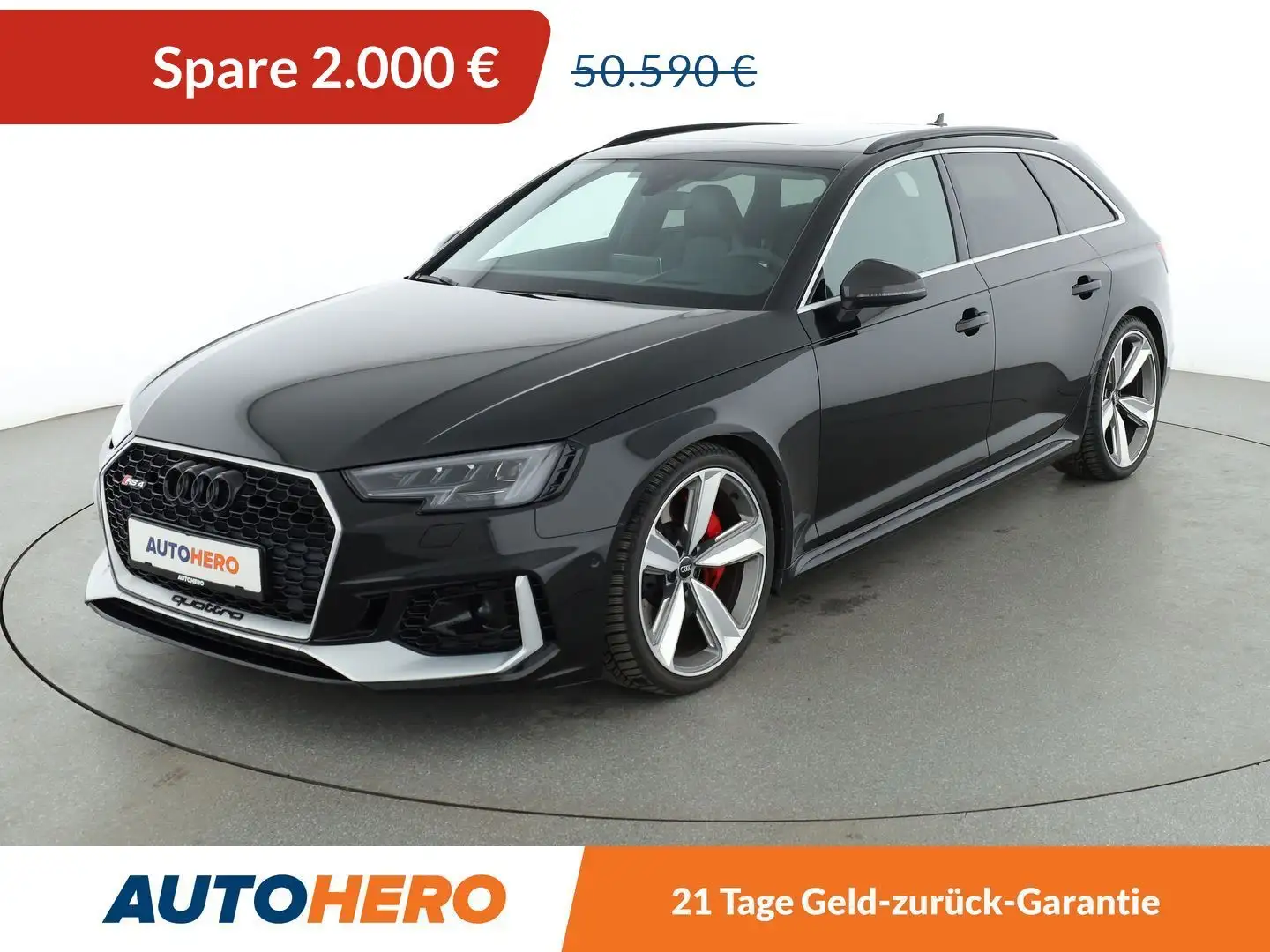 Audi RS4 2.9 V6 TFSI quattro Aut.*360CAM*B&O*MATRIX*HEAD-UP Schwarz - 1