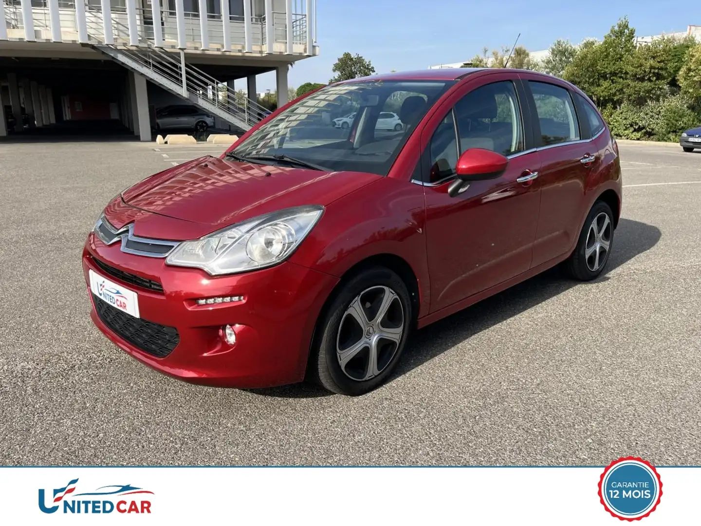 Citroen C3 1.6 BlueHDi - 100 S\u0026S  2009 BERLINE Feel Edit Rot - 1
