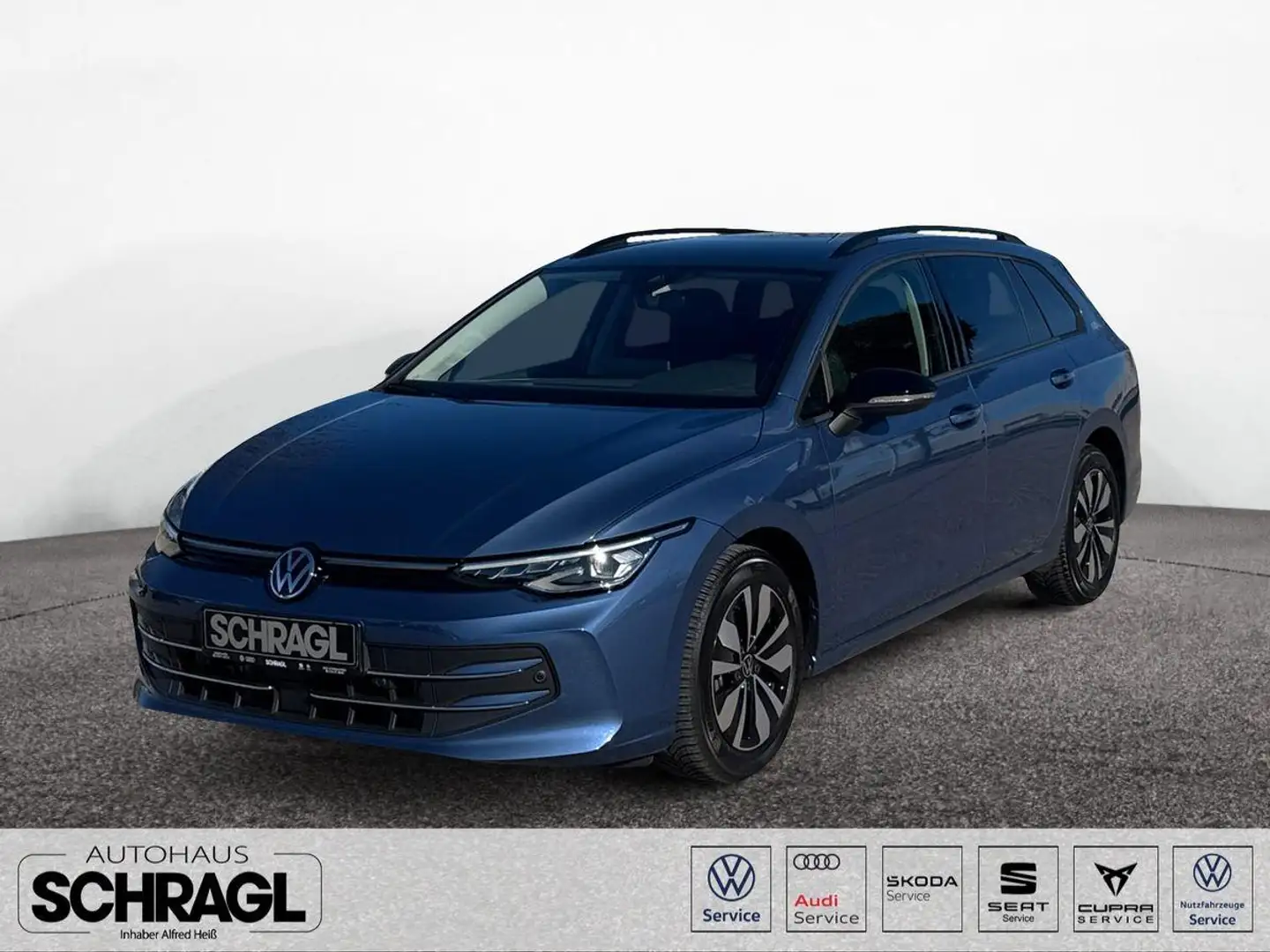 Volkswagen Golf Variant VIII 1.5 eTSI DSG GOAL+AHK+APP+KAM Blauw - 1