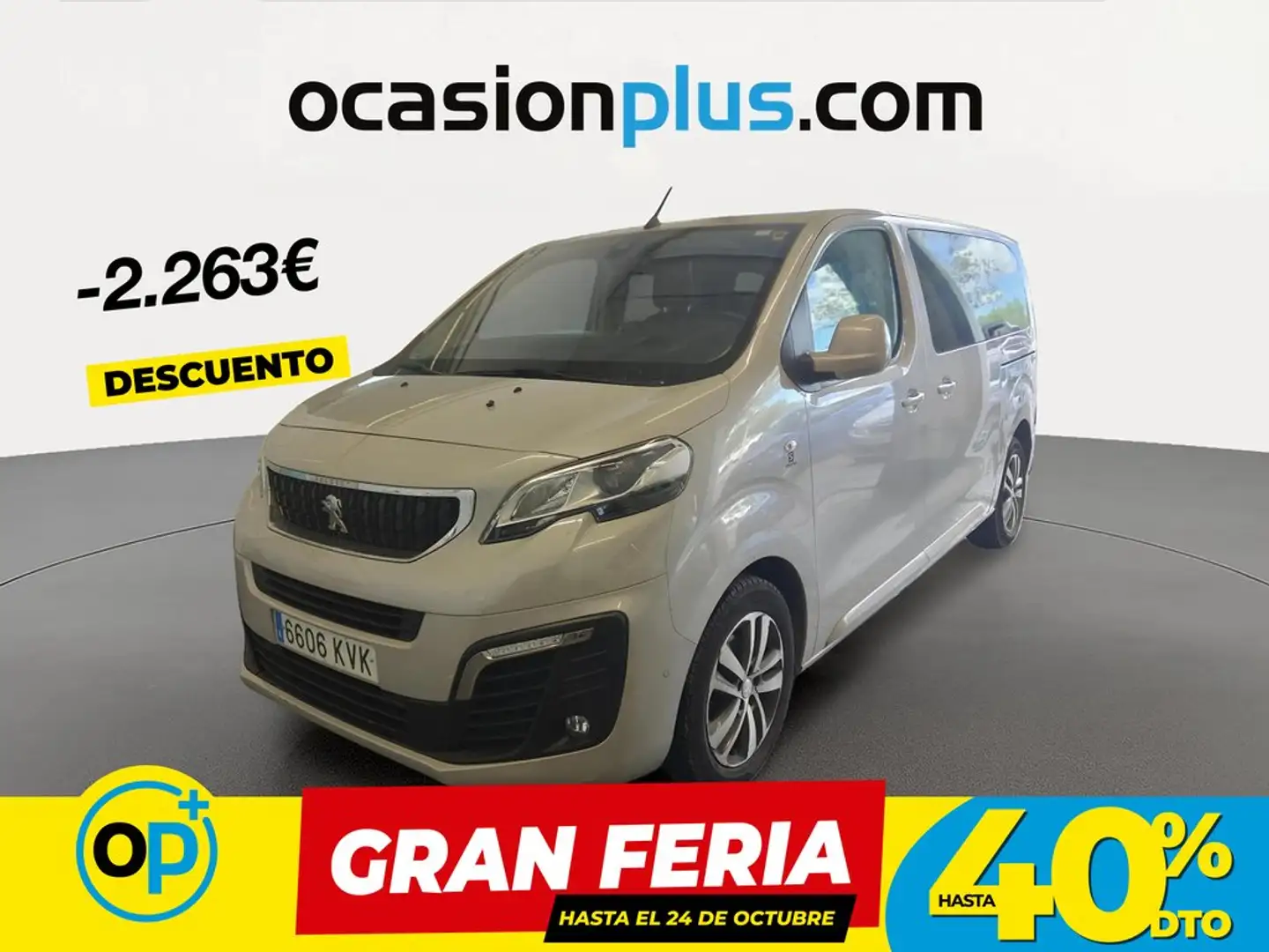 Peugeot Traveller 2.0BlueHDI Allure Standard 150 Gris - 1