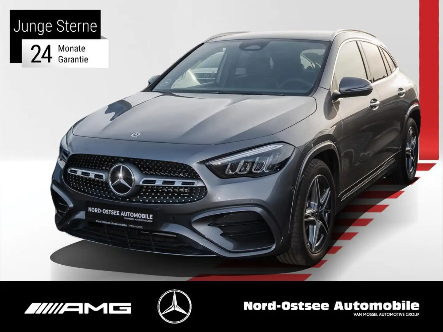 Mercedes-Benz GLA 200 d AMG SHZ KLIMA KEYLESS-GO Gris - 1