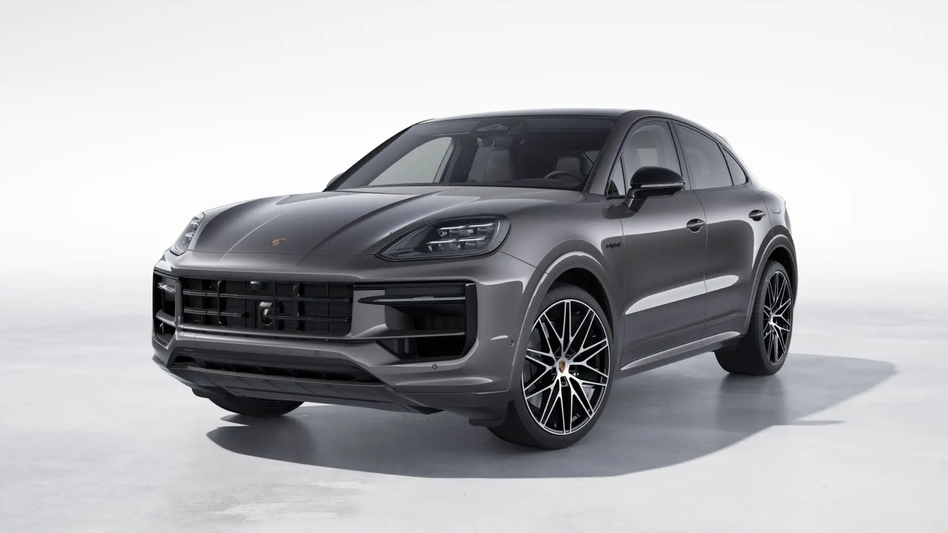 Porsche Cayenne E-Hybrid Black Edition Coupé Grau - 1
