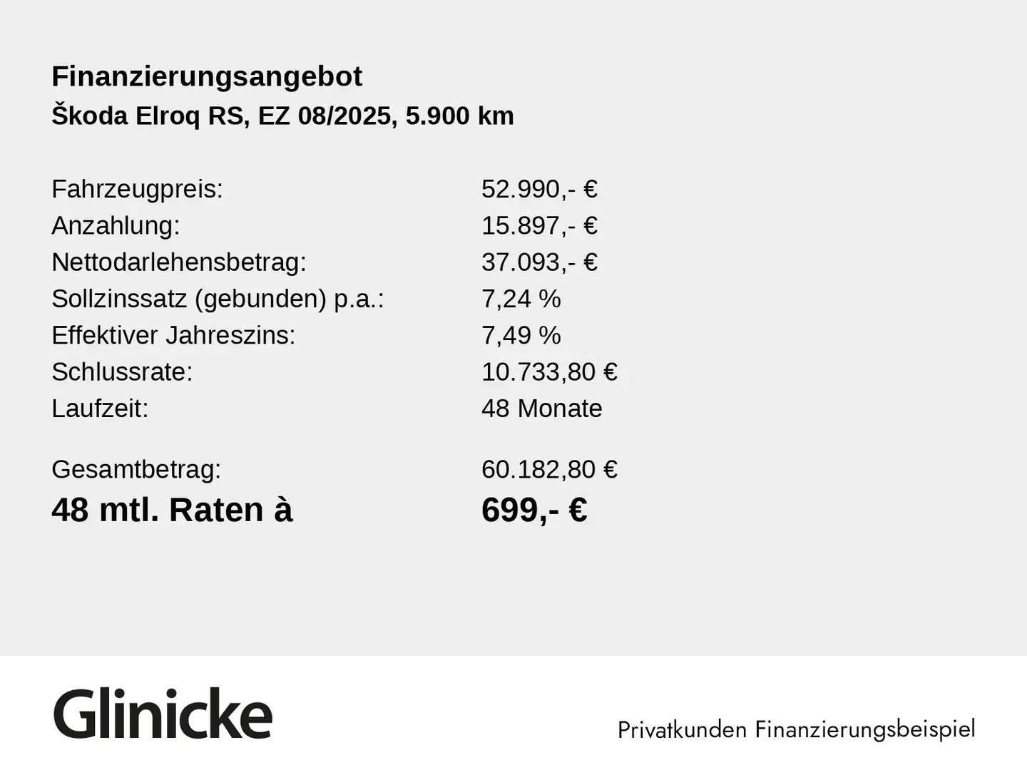 Skoda Elroq RS Lounge Grau - 2