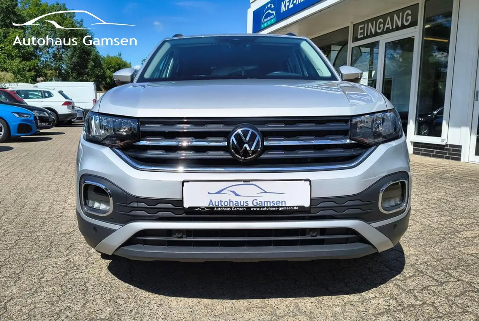 Volkswagen T-Cross 1.0 TSI Active NWGar/AHK/Navi/Alu/Winter Zilver - 2
