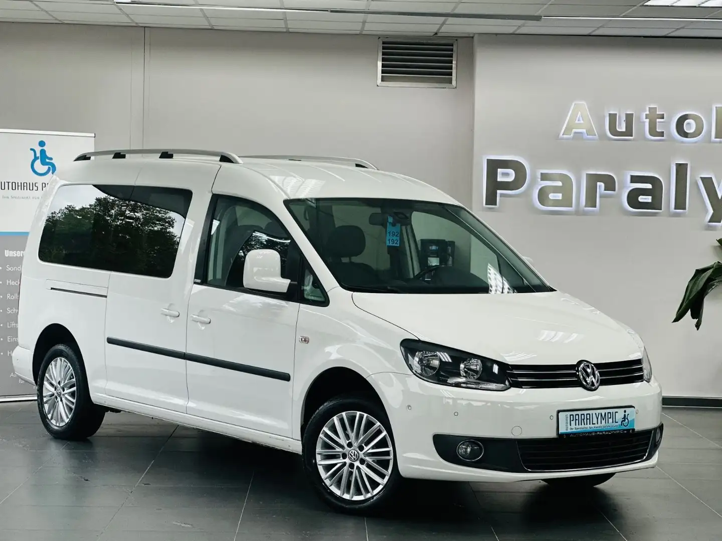 Volkswagen Caddy Maxi CUP 1.2 TSI Behindertengerecht-Rampe Weiß - 2