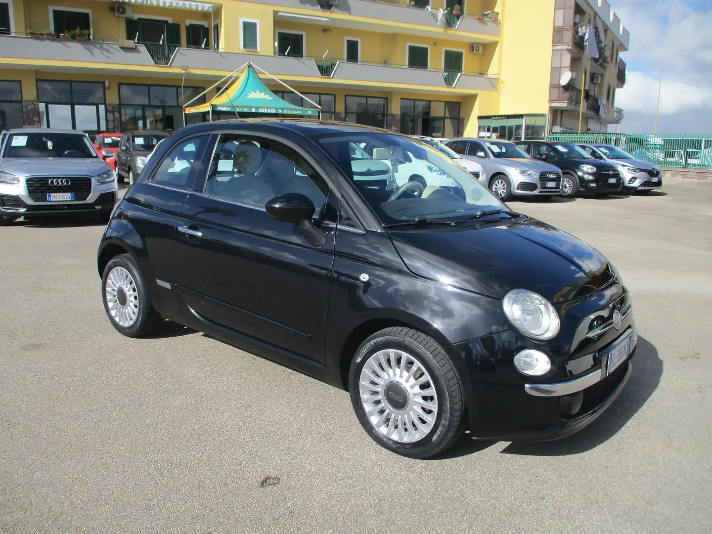 Fiat 500 500 1.2 LOUNGE E5 **CAMBIO AUTOMATICO** 51000KM Schwarz - 1