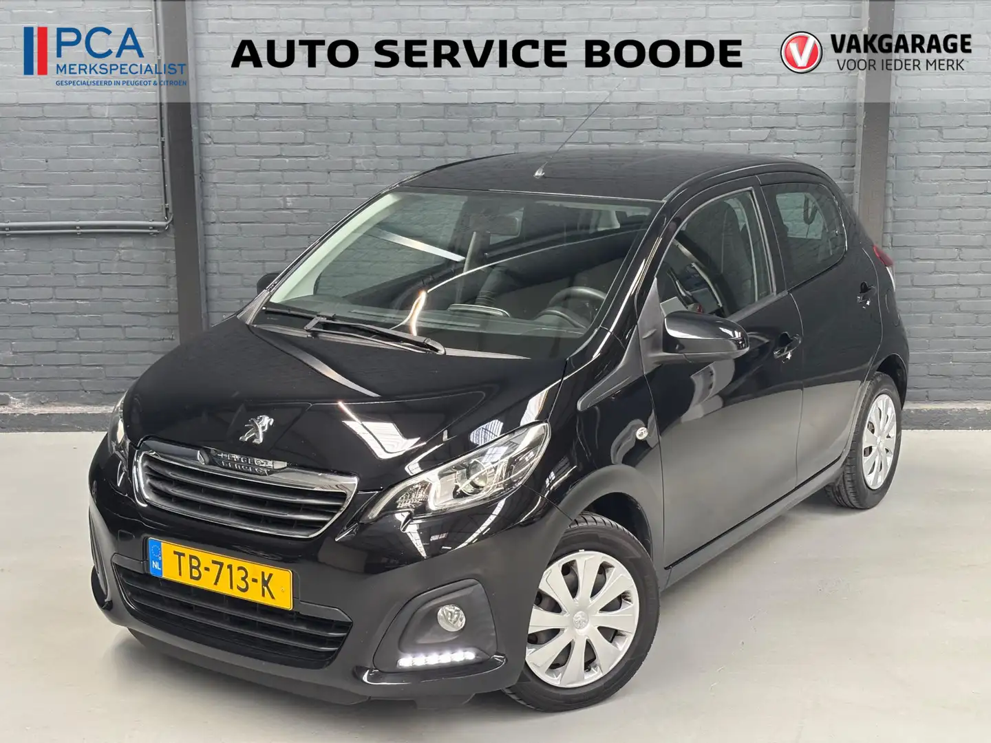 Peugeot 108 5-deurs 1.0 e-VTi Active - airconditioning - elek. Zwart - 1