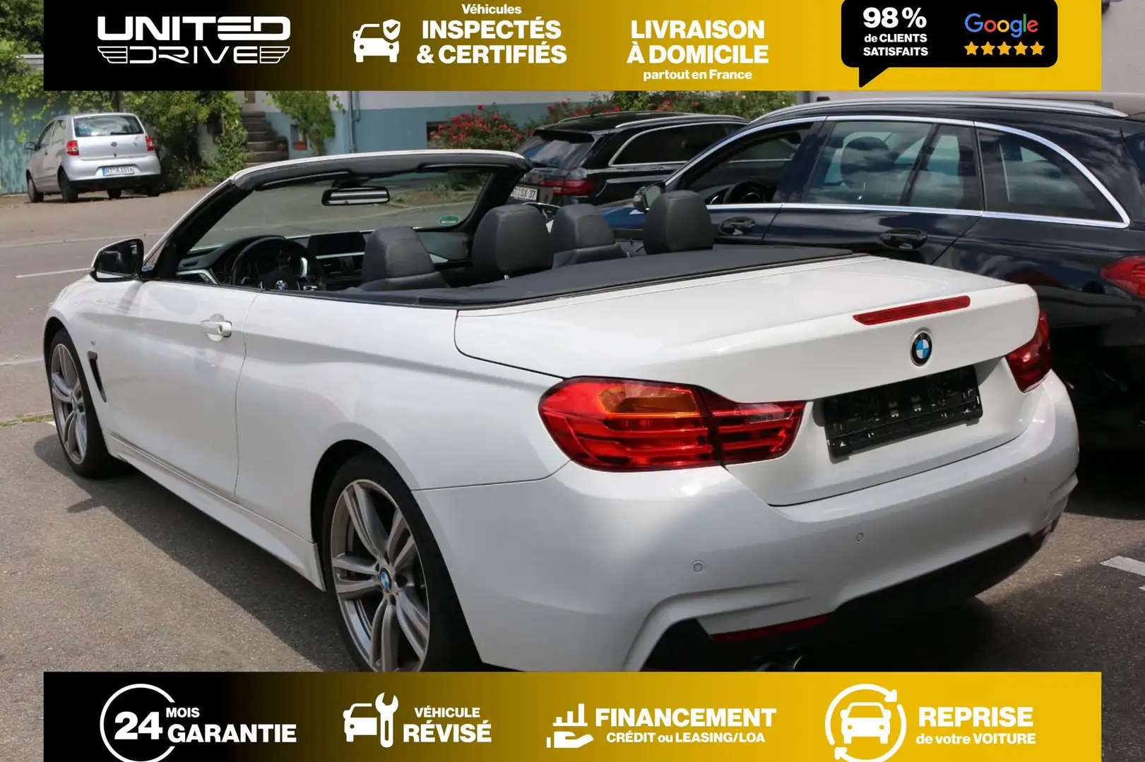 BMW 428 i xDrive Cabriolet 245CV Weiß - 2