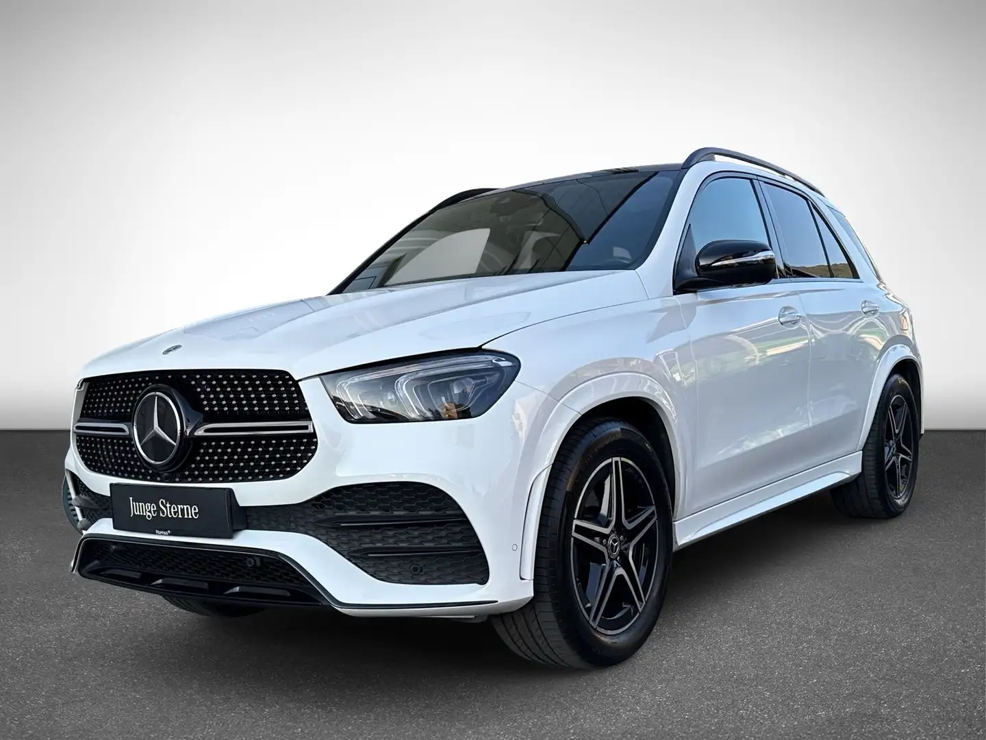Mercedes-Benz GLE 350 de 4MATIC Distr PTS Navi Sitzklima Pano Weiß - 2