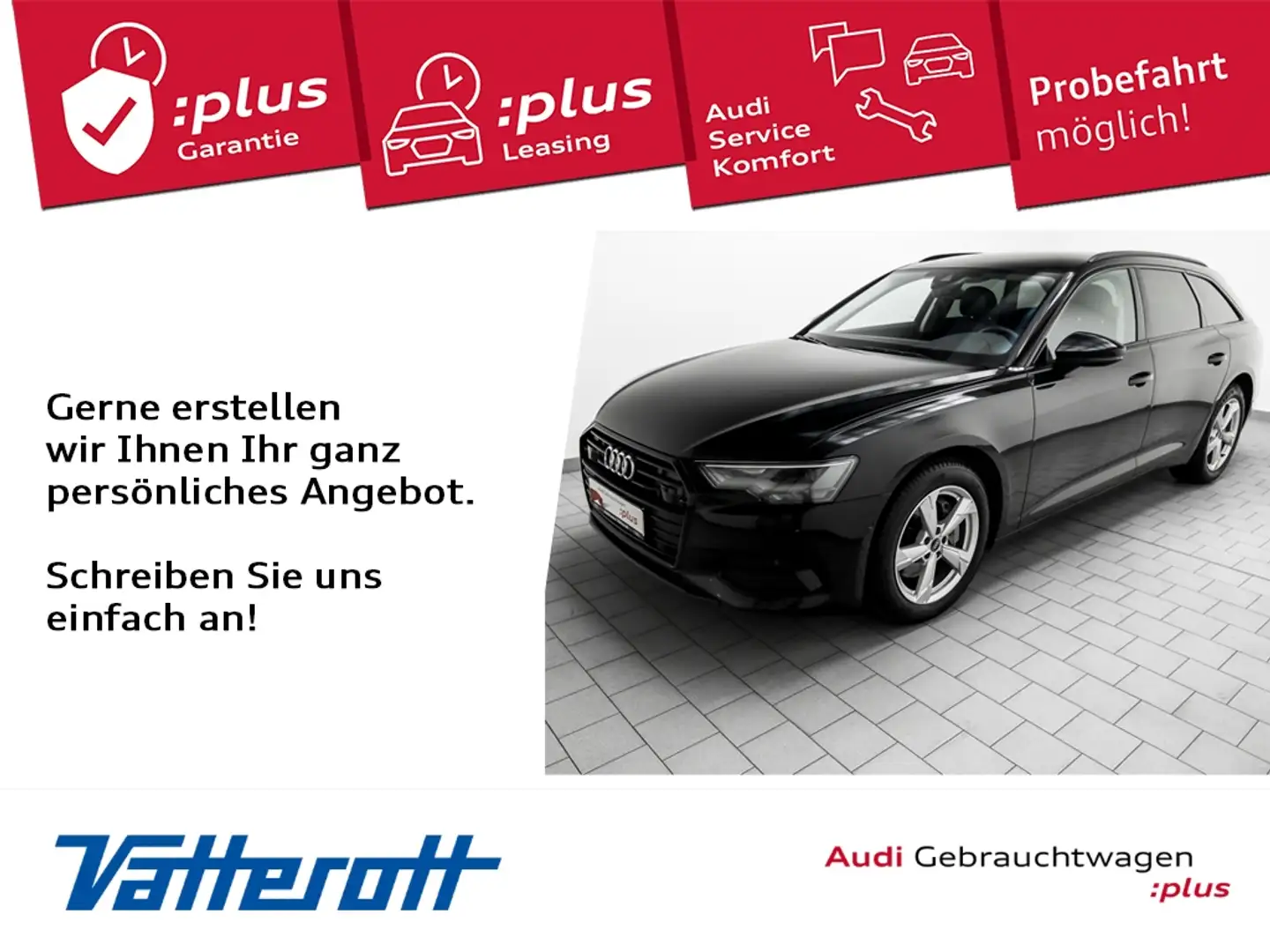 Audi A6 Avant 45 TFSI sport Navi Kamera Leder Schwarz - 1