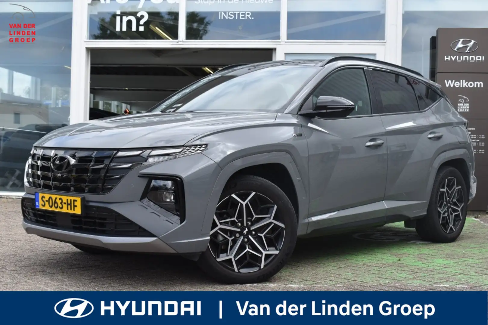 Hyundai TUCSON 1.6 T-GDI PHEV N-Line Sky Panodak/360view/Navi/"Ri Grijs - 1