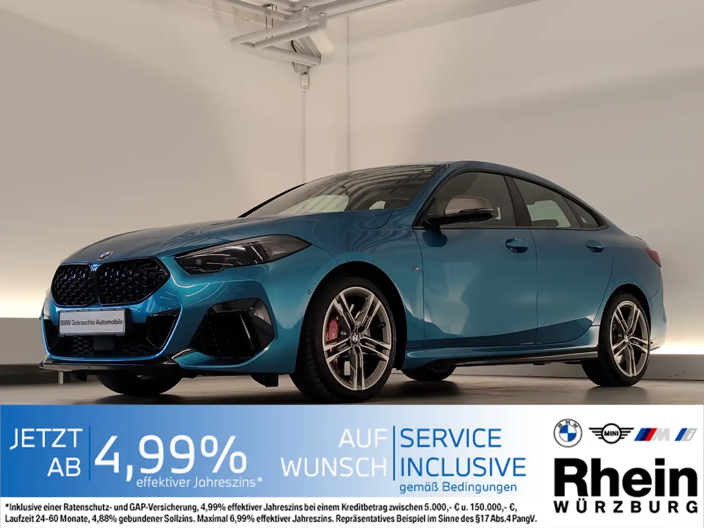BMW 235 Mi xDrive Gran Coupé LED/HiFi/DAB/Sportsitze LED/H Blau - 1