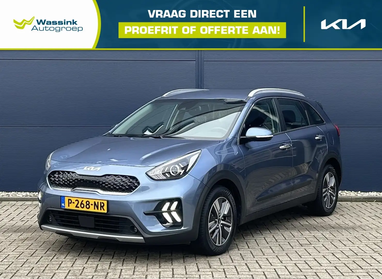 Kia Niro 1.6 GDi Hybrid 141pk DCT6 DynamicLine | Navigatie Bleu - 1