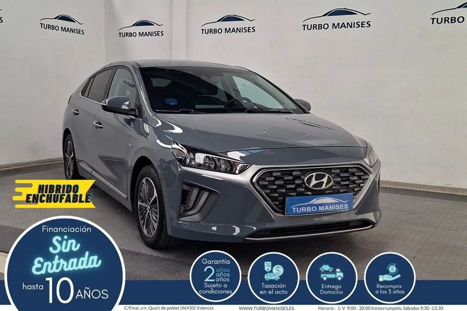 Hyundai IONIQ 1.6 GDI PHEV Tecno DCT Gris - 1