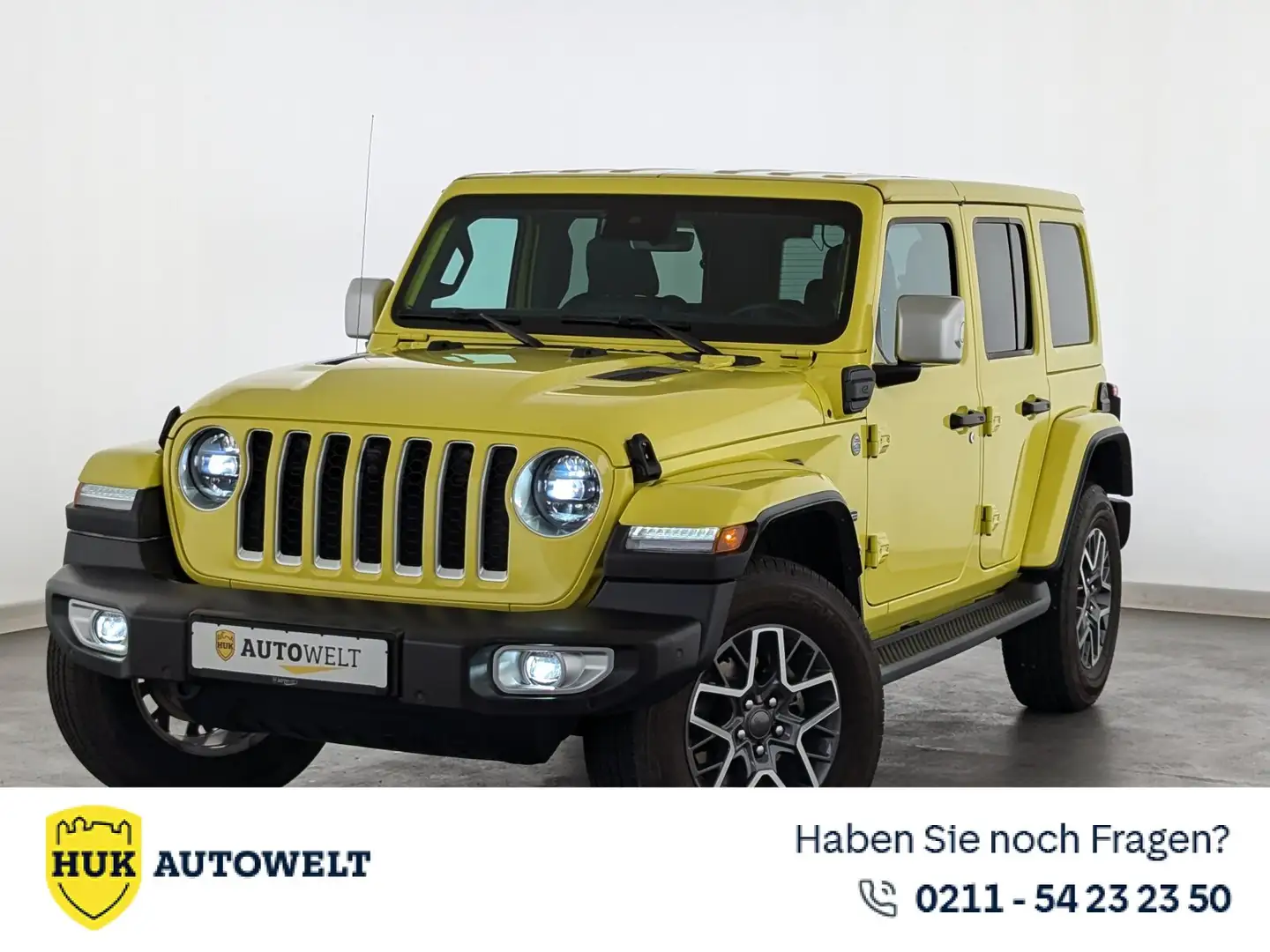 Jeep Wrangler Wrangler 2.0 Plug-In Hybrid Sahara Unlimited NAV Gelb - 1