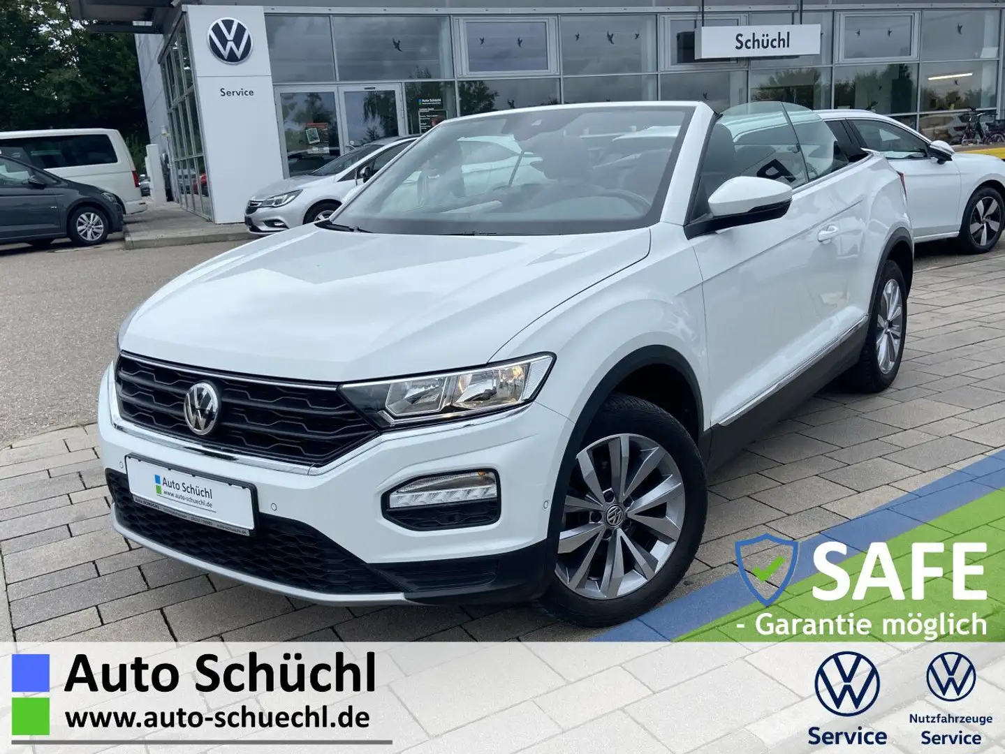 Volkswagen T-Roc Cabrio 1.0 TSI Style NAVI+PARKASSIST+SHZ+B Weiß - 1